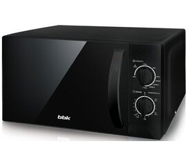  Микроволновая Печь BBK 20MWG-739M/B чёрный 20 литров, кварцевый гриль, механическое управление, 700 Вт 