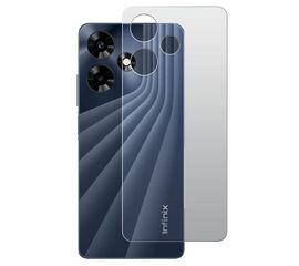  Стекло защитное гибридное МАТОВОЕ Krutoff для INFINIX Hot 30 задняя сторона 