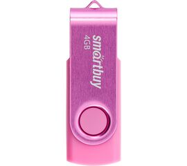 USB  4GB  Smart Buy  Twist  розовый 