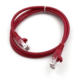  Патч-корд Buro (UTP-5E-1M-R) UTP 4 пары cat5E CCA molded 1м красный RJ-45 (m)-RJ-45 (m) 