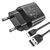  Адаптер Сетевой с кабелем Borofone BA52A Gamble 1USB/5V/2.1A +lightning (black) 