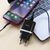  Адаптер Сетевой с кабелем Hoco C12Q 1USB/5V/3A QC3.0+micro USB (black) 