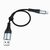  Кабель USB - Type-C Hoco X38 Cool Charging (25 см) (black) 