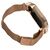  Ремешок миланская петля с магнитом для Mi Band 7, металл, розовое золото 