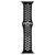  Ремешок силиконовый двухцветный для Apple watch - 38-40 mm (S3/S4/S5 SE/S6), черно-белый 