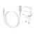  Адаптер Сетевой с кабелем Borofone BA36A High 1USB/5V/3A QC3.0 +Type-C (white) (133681) 