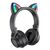  Bluetooth-наушники полноразмерные Borofone BO18 cat ear (black) (213599) 