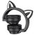  Bluetooth-наушники полноразмерные Borofone BO18 cat ear (black) (213599) 