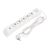  Фильтр сетевой KRANZ 13-4700 5 гнезд, 3м, 3х1,5мм², с автовыкл, 2 USB, белый 
