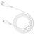  Кабель USB HOCO X37 Cool USB - Lightning, 2.4А, 1 м, белый 