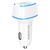  Автомобильное зарядное устройство BOROFONE BZ14 Max, 2xUSB, 2.4A, белый 