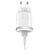  Сетевое зарядное устройство HOCO C37A Thunder 1xUSB с Кабелем USB - Lightning, 2.4A, 10.8W, белый 