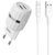  Сетевое зарядное устройство HOCO C41A Wisdom 2xUSB с Кабелем USB - Micro, 2.4A, 10.8W, белый 