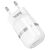  Сетевое зарядное устройство HOCO C41A Wisdom 2xUSB с Кабелем USB - Micro, 2.4A, 10.8W, белый 