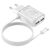  Сетевое зарядное устройство BOROFONE BA50A Beneficence 2xUSB с Кабелем Type-C, 2.1A, белый 