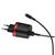  Сетевое зарядное устройство BOROFONE BA7A FlashPlug 2xUSB с Кабелем USB - Lightning, 2.4A, 10.8W, черный 