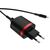  Сетевое зарядное устройство BOROFONE BA7A FlashPlug 2xUSB с Кабелем USB - Lightning, 2.4A, 10.8W, черный 
