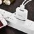  Сетевое зарядное устройство HOCO C11 Smart 1xUSB с Кабелем USB - Lightning, 1A, 5W, белый 