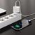  Сетевое зарядное устройство HOCO N21 Extension speed 1xUSB + 1xUSB-C с Кабелем Type-C - Lightning, 3A, 20W, белый 