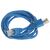  Патч-корд UTP5e, 5 м, литой, многожильный, биметалл CCA, 26AWG, PVC, синий CABLEXPERT PP12-5M/B 