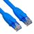  Патч-корд UTP5e, 5 м, литой, многожильный, биметалл CCA, 26AWG, PVC, синий CABLEXPERT PP12-5M/B 
