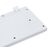  Клавиатура Oklick 420MRL белый USB slim Multimedia LED 