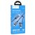  Кабель USB-C HOCO U134 Primero Type-C - Type-C + Lightning, 3A, 1.2 м, темно-синий 