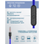  Наушники вакуумные AUX разъём с МК без рег.громкости длина 1.2м More Choice G36 (Dark Blue) 