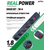  Сетевой фильтр Perfeoр "REAL POWER", 1,8м, 5 розеток, 16А, 3500 Вт, тройная защита, черный. 