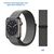 Ремешок нейлоновый Great Case Sport для Apple Watch 38/40/41 мм, 225мм, на липучке, темно-оливковый (5) 