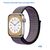  Ремешок нейлоновый Great Case Sport для Apple Watch 38/40/41 мм, 225мм, на липучке, песочный+черный (52) 