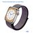  Ремешок нейлоновый Great Case Sport для Apple Watch 38/40/41 мм, 225мм, на липучке, песочный+черный (52) 