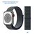  Ремешок нейлоновый Great Case Sport для Apple Watch 38/40/41 мм, 225мм, на липучке, синий перламутровый (1) 