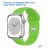  Ремешок силиконовый Great Case Sport для Apple Watch 38/40/41 мм, 225мм, на кнопке, ярко-зеленый (31) 
