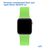  Ремешок силиконовый Great Case Sport для Apple Watch 38/40/41 мм, 225мм, на кнопке, ярко-зеленый (31) 