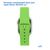  Ремешок силиконовый Great Case Sport для Apple Watch 38/40/41 мм, 225мм, на кнопке, ярко-зеленый (31) 