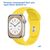  Ремешок силиконовый Great Case Sport для Apple Watch 38/40/41 мм, 225мм, на кнопке, золотистый (4) 