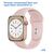  Ремешок силиконовый Great Case Sport для Apple Watch 42/44/45/49 мм, 235мм, на кнопке, пудровый (19) 
