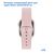  Ремешок силиконовый Great Case Sport для Apple Watch 42/44/45/49 мм, 235мм, на кнопке, пудровый (19) 