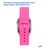  Ремешок силиконовый Great Case Sport для Apple Watch 42/44/45/49 мм, 235мм, на кнопке, ярко-розовый (47) 