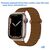  Ремешок кожаный Great Case Leather Loop Ultra для Apple Watch 42/44/45/49 мм, 235мм, на магните, коричневый (5) 