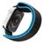  Ремешок нейлоновый MB для Apple watch – 42-44 mm (S3/S4/S5 SE/S6), уголь с сине-серым краем 
