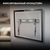  Кронштейн Hyundai SL-X1 (HMS55XF050BK24) черный 32"-55" макс.50кг настенный фиксированный 