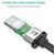 Кабель UGREEN US286 10306 USB-C 2.0 Male To USB-C 2.0 Male 3A Data Cable 2m Black 