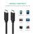  Кабель UGREEN US286 10306 USB-C 2.0 Male To USB-C 2.0 Male 3A Data Cable 2m Black 