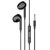  Проводные наушники с микрофоном вкладыши Hoco M101 Max Crystal Jack 3,5  (black) (235087) 