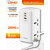  Сетевой удлинитель  LDNIO SC4383/ 2м/ 4 розетки/ 3 USB: QC 5.0+PD 3.0+PPS/ GAN 70W/ Белый 