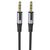  Кабель AUX (папа-папа) Borofone BL19 Creator 100см   (black) (225495) 