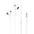  Проводные наушники с микрофоном вкладыши Hoco M101 Max Crystal Jack 3,5  (white) (235088) 