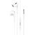  Проводные наушники с микрофоном вкладыши Hoco M101 Max Crystal Jack 3,5  (white) (235088) 